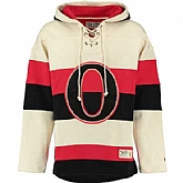 Senators Cream Men's Customized All Stitched Sweatshirt,baseball caps,new era cap wholesale,wholesale hats